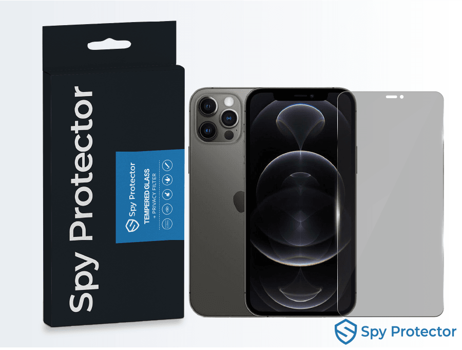 Spy Protector - Voorkomt Meelezers & Beschermt Je Telefoon Iphone 12 Pro